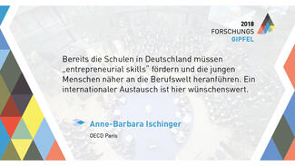 Thesen zum Forschungsgipfel 2018