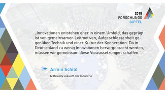 Thesen zum Forschungsgipfel 2018