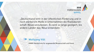 Thesen zum Forschungsgipfel 2018