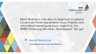Thesen zum Forschungsgipfel 2018