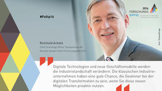 Forschungsgipfel 2016: Visual Statement von Reinhold Achatz