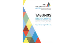 Forschungsgipfel 2016: Tagungsbroschüre (Cover)