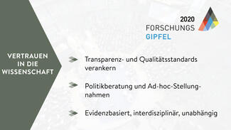 Zentrale Aussagen aus dem Ergebnispapier zum Forschungsgipfel Roundtable 2020