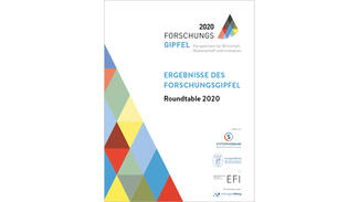 Ergebnispapier zum Forschungsgipfel Roundtable 2020 (Cover)